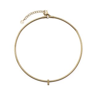 COLGANTE VICEROY SRA ACERO IP DORADO TUBOGAS LAURA