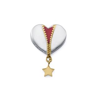 MOTIVO VICEROY ACERO CORAZON ESMALTE