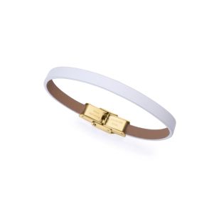 PULSERA VICEROY NIÑA ACERO PIEL BLANCA