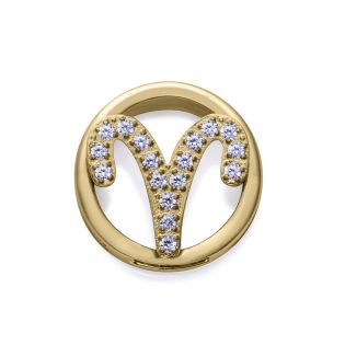 MOTIVO VICEROY ACERO IP DORADO CIRCULAR ARIES 