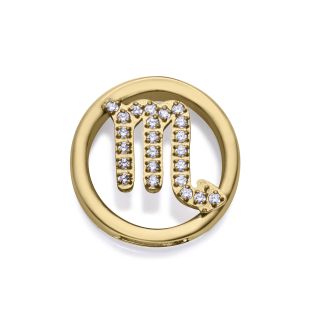 MOTIVO VICEROY ACERO IP DORADO CIRCULAR ESCORPIO