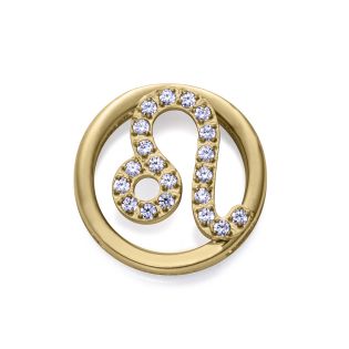 MOTIVO VICEROY ACERO IP DORADO CIRCULAR LEO