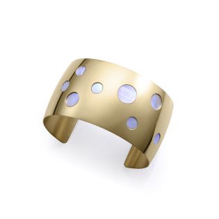 PULSERA VICEROY BRAZALETE ACERO CHAPADO MADRE PERLA