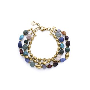 PULSERA VICEROY SRA ACERO Y PIEDRAS NATURALES 