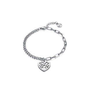 PULSERA VICEROY ACERO CADENA CORAZON SRA