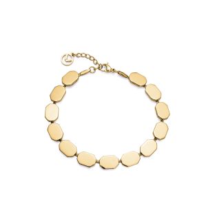 PULSERA VICEROY SRA ACERO IP DORADO