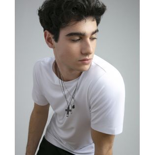 COLGANTE VICEROY CABALLERO ACERO IP NEGRO PLACA 