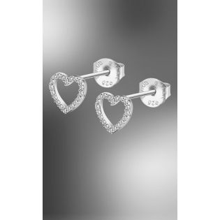 PENDIENTES LOTIS SILVER CORAZON CIRCONITAS