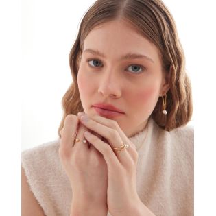 PENDIENTES VICTORIA CRUZ PLATA DE LEY CHAPADA LAZO PERLA