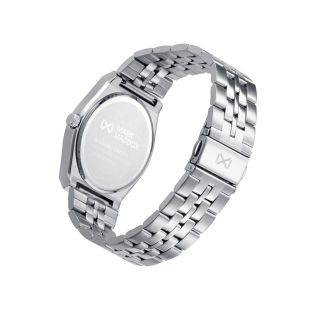 RELOJ MARK MADDOX CAB ACERO BRAZALETE ESF NEGRA