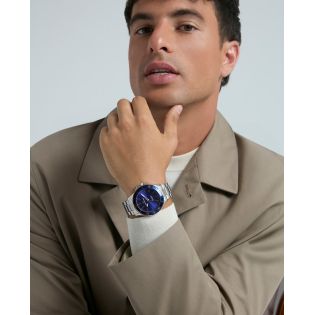 RELOJ MARK MADDOX CAB ACERO BARAZALETE ESF AZUL