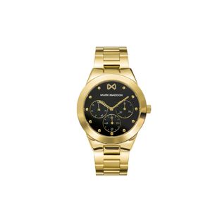 RELOJ MARK MADDOX SRA MULTF. ACERO IP DORADO