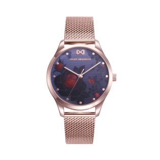 RELOJ MARK MADDOX ACERO IP ROSA BRAZALETE