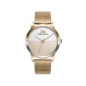 RELOJ MARK MADDOX SRA ACERO IP DORADO BRAZALETE