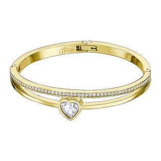 PULSERA LOTUS STYLE SRA ACERO IP DORADO