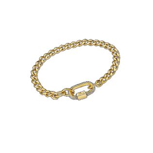 PULSERA LOTUS SRA ACERO CHAPADA