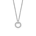 COLGANTE LOTUS PLATA DE LEY ARO CIRCONITAS