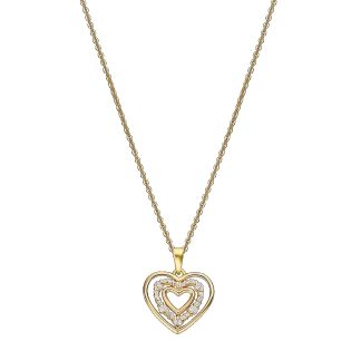 COLGANTE LOTUS SILVER SRA CORAZON DORADO