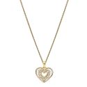 COLGANTE LOTUS SILVER SRA CORAZON DORADO