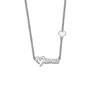 COLGANTE LOTUS SILVER PLATA DE LEY CORAZON MAMÀ