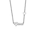 COLGANTE LOTUS SILVER PLATA DE LEY CORAZON MAMÀ