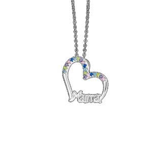 COLGANTE LOTUS SILVER SRA CORAZON MAMA