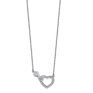 GARGANTILLA LOTUS SILVER PLATA DE LEY CORAZÓN E INFINITO CIRCONITAS 