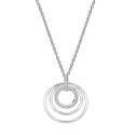 GARGANTILLA LOTUS SILVER PLATA AROS CIRCONITAS 