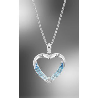 GARGANTILLA LOTUS SILVER SRA CORAZON COLOR