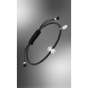 PULSERA LOTUS SILVER CUERDA CON MUÑECA NIÑA DE PLATA 