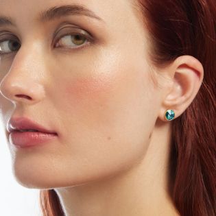 PENDIENTES VICTORIA CRUZ PLATA DE LEY CHAPADA CHATON