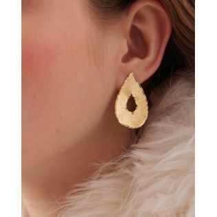 PENDIENTES VICTORIA CRUZ PLATA DE LEY CHAPADA 