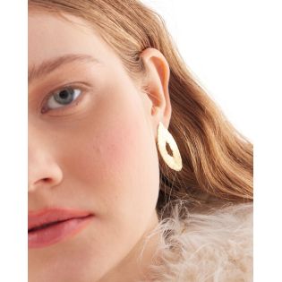 PENDIENTES VICTORIA CRUZ PLATA DE LEY CHAPADA 