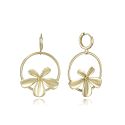PENDIENTES VICEROY ACERO IP DORADO ARO FLOR SRA