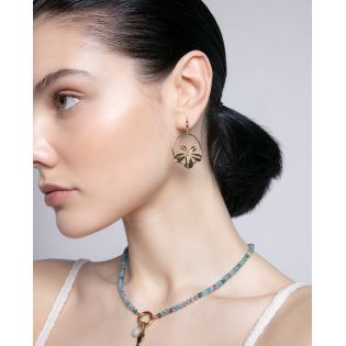 PENDIENTES VICEROY ACERO IP DORADO ARO FLOR SRA