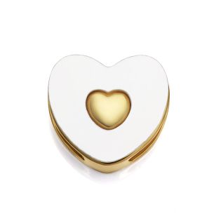 MOTIVO VICEROY ACERO IP DORADO CORAZON MOP