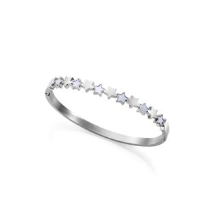 PULSERA VICEROY SRA ACERO MADRE PERLA
