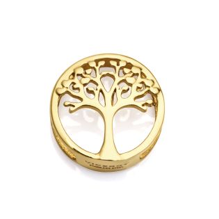 MOTIVO VICEROY ACERO IP DORADO ARBOL