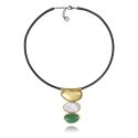 COLLAR VICEROY FASHION ACERO IP DORADO PIDRA NATURAL MADRE PERLA DESMONTABLE 