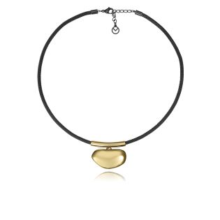 COLLAR VICEROY FASHION ACERO IP DORADO PIDRA NATURAL MADRE PERLA DESMONTABLE 
