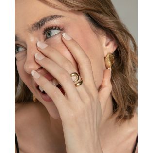 SOTIJA VICEROY FASHION SEÑORA ACERO IP DORADO ABIERTO
