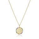 COLGANTE VICEROY PLATA DE LEY CHAPADA CIRCONITAS COLORES