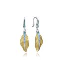PENDIENTES VICEROY PLATA DE LEY CHAPADO Y RODIO 