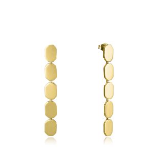 PENDIENTES VICEROY SRA ACERO CHAPADO