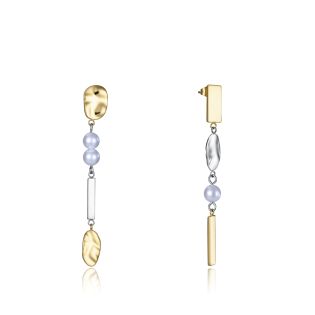 PENDIENTES VICEROY SRA ACERO Y PERLA SINT.