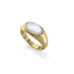 SORTIJA VICEROY FASHION SEÑORA ACERO IP DORADO MADRE PERLA 
