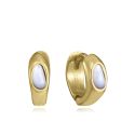 PENDIENTES VICEROY FASHION SEÑORA ACERO IP DORADO Y MADRE PERLA 