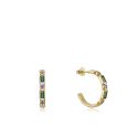 PENDIENTES VICEROY PLATA DE LEY BAÑO ORO CIRCONITAS