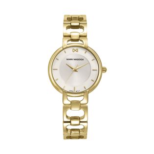 RELOJ MARK MADDOX ACERO DORADO ESF. DORADA SEÑORA 