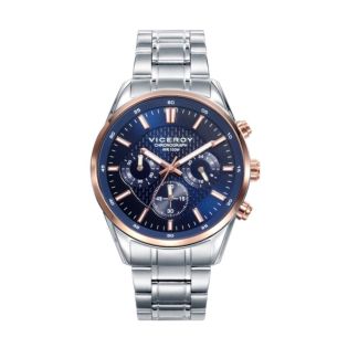 RELOJ VICEROY CAB CRONO ACERO IP ROSA BRAZALETE